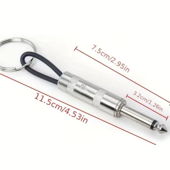 Pluginz Fender Jack Rack Amp Keychain Wall Mount Key Holder w/ 4 Jack Keychains - Picture 6 of 11